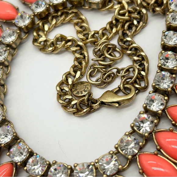 J. Crew Orange Jeweled Necklace - Picture 3 of 3